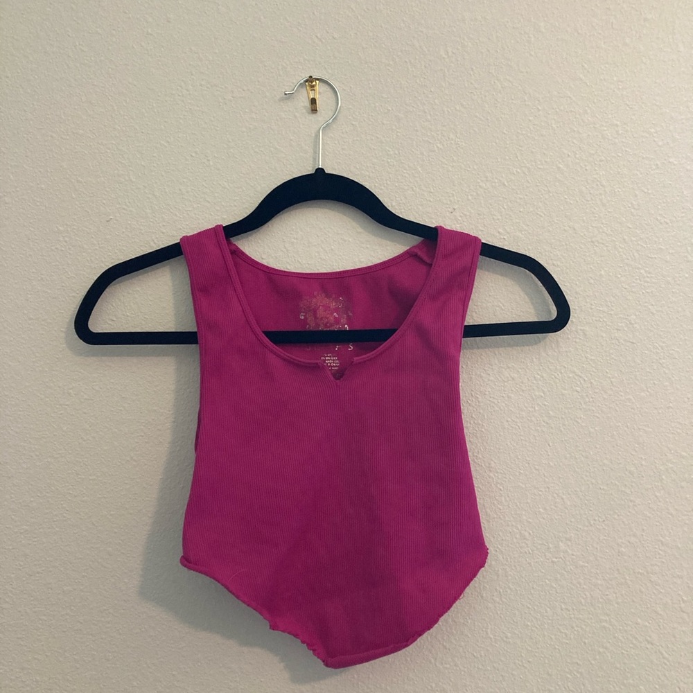Pink tank top